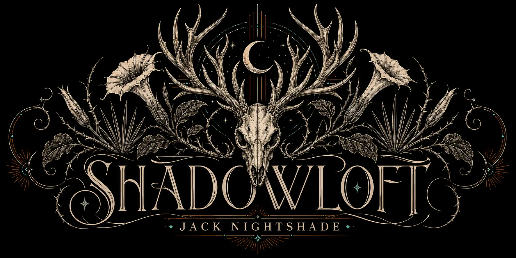 ShadowLoft — fierce Jack Nightshade jackalope skull sigil